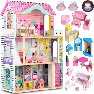RicoKids Play House Domček pre bábiky 120 cm